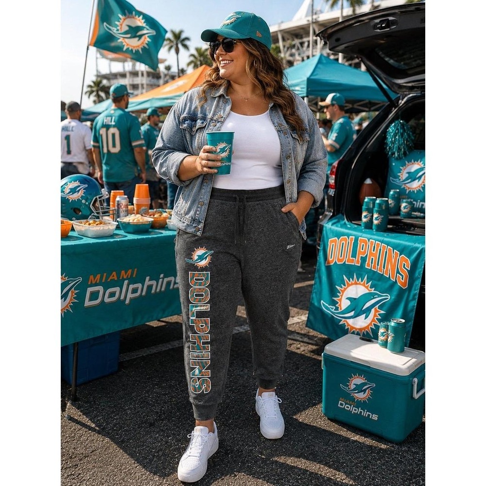 Miami Dolphins Zubaz Jogger Sweatpants (XXL)